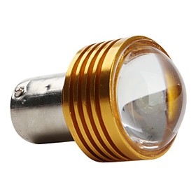 1156 1W 50LM 12V LED White Light Car Bulb Golden Cover