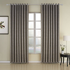 Simple Grey Casual Window Curtains (Pair) Simple Grey Casual Window Curtains (Pair)