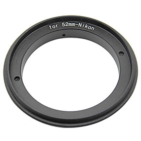 52mm Reverse Ring for Nikon DSLR Cameras