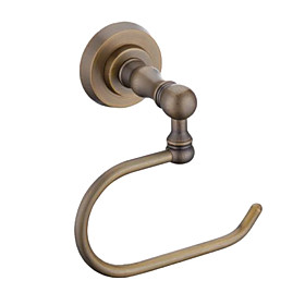 Antique Brass Wall-mounted Toilet Roll Holder