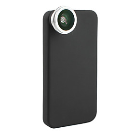0.28x Fish Eye Thread Lens with Back Case for iPhone 4 and 4S
