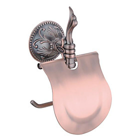 Antique Brass Wall-mounted Toilet Roll Holder