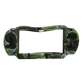 Camouflage Style Silicone Case for PS Vita (Green)