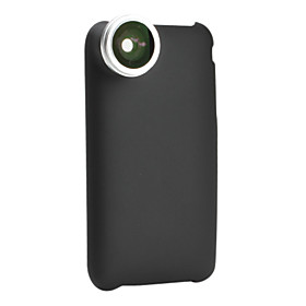 0.28x Fish Eye Thread Lens with Back Case for iPhone 3G and 3GS
