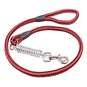 Mixed Stripe Style Nylon Dog Leash (130cm, Red)