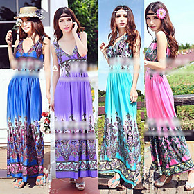 Goddess Double V-neck Thin Dress