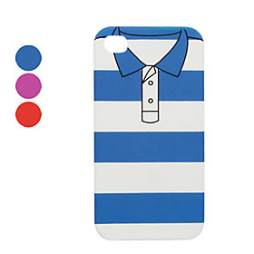 T-shirt Style Dull Polish Case for iPhone 4 and 4S (Assorted Colors)