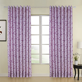 Purple Print Country Window Curtains (Pair) Purple Print Country Window Curtains (Pair)