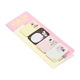Novelty Cartoon Memo Pad (Random Color)