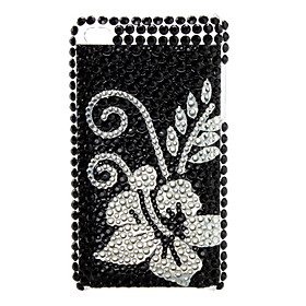 Flower Spot Style Diamond Case for iTouch 4