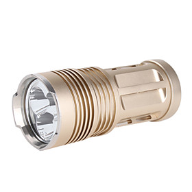 ciel-ray 3800 lumens lampe de poche en or rose avec 3 x t6 Cree LED ciel-ray 3800 lumens lampe de poche en or rose avec 3 x t6 Cree LED