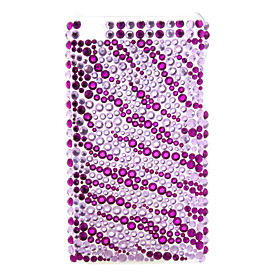 Purple Diamond Style Case for iTouch 4