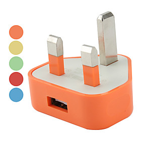 Triangle UK AC USB Charger (Assorted Colors)