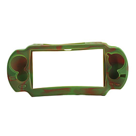 Camouflage Style Silicone Case for PS Vita (Green)