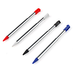 Retractable Stylus Pen for 3DS (4-Pack, Assorted Colors)