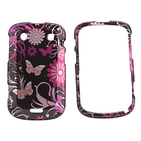 Butterfly Design Manual Style Case for Blackberry 9900 (Black)