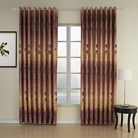 Jacquard Polyester/Cotton Window Curtains (Pair) Jacquard Polyester/Cotton Window Curtains (Pair)