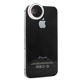 Detachable 0.5x Wide-angle Fish Eye Magnet Lens for iPhone, iPad Other Cellphone