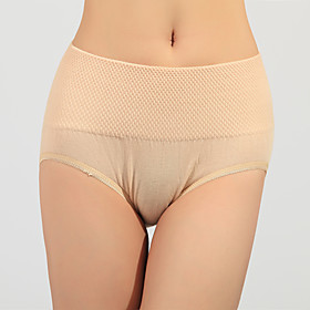 Seamless Cotton Waist Control Shaping Panties (More Colors)