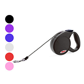 Flexi Retractable Dog Leash (Up to 18lbs, 10-Feet, Assorted Colors)