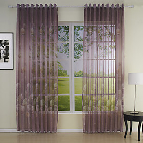 Purple Dreams Sheer Curtains (Pair) Purple Dreams Sheer Curtains (Pair)