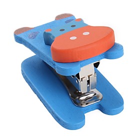 Cartoon Animal Mini Wooden Stapler (Assorted Colors)