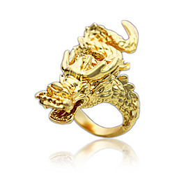 Coiled Dragon Alloy Ring