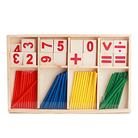 Wooden Arithmetic Sticks Props Set for Children