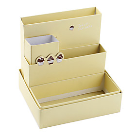 DIY Coffee Cake Theme Desktop Storage Box