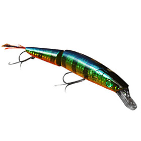 Hard Bait Minnow 1 Meter Floating Plastic Fishing Lure 120MM 21G(1pc/Color Assorted)