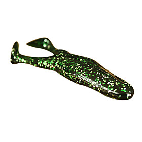 Soft Bait Slow Sinking Rubber Fishing Lure 3Pieces(Random Color)