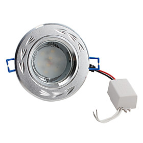 4.5W 5730 SMD 8-LED 400LM Warm White Ceiling Spot Light Bulb (Sanded, Half Frosted Glass Cover)