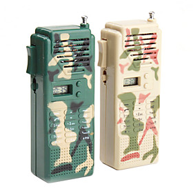 Military Radio Walkie Talkie Toy (1 Pair)