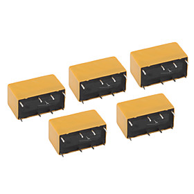 HK19F-DC24V-SHG 5-Pin Power Relay - Black (5-Piece)