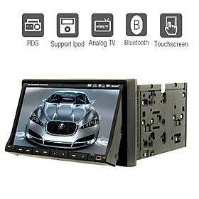 7 Inch 2Din Car DVD Player with TV IPOD Bluetooth RDS