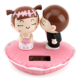 Solar Powered Kissing Couple