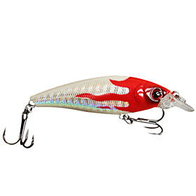 Hard Bait Minnow 0.5 Meter Floating Plastic Fishing Lure 60MM 6G(1pc/Color Assorted)