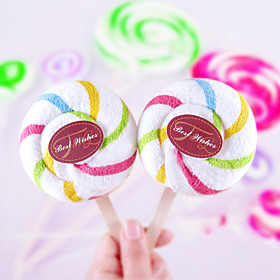 Lollipop Cake Towel - Set of 2 (Random Color)