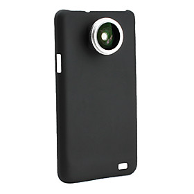 0.28x Fish Eye Thread Lens with Back Case for Samsung i9100