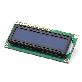 Electronics DIY Arduino LCD Module 1602, White on Blue with Backlight