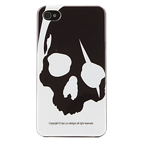 Skulls Pattern Hard Case for iPhone 4 and 4S (Multi-Color)