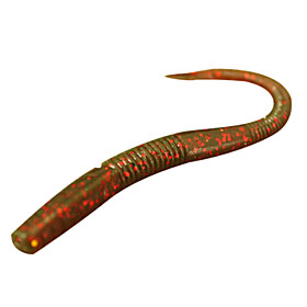 Soft Bait Fast Sinking Rubber Fishing Lure 12Pieces(Color Assorted)