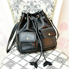 Stylish PU Shoulder Cross Body Bag(27cm 14cm 31cm)
