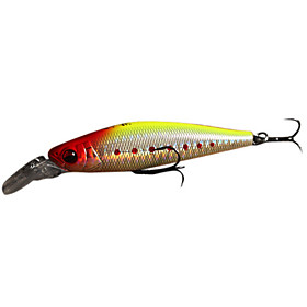 Hard Bait Minnow 1.5 Meter Floating Plastic Fishing Lure 90MM 15.8G(1pc/Color Assorted)