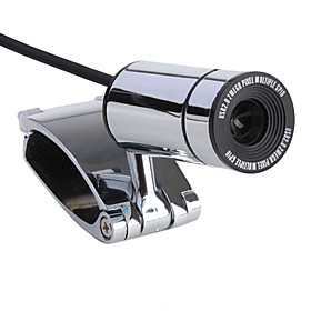 8 Megapixel Mini Clip-On USB 2.0 Webcam (Silver)