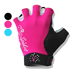 Half Finger Motorbikes Gloves with Wrist Protection for Women (Assorted Colors)