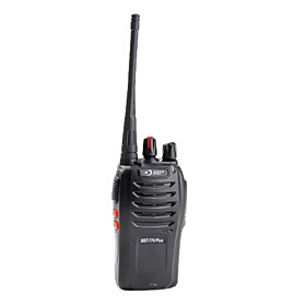 Portable Long Range 2-Way Radio with Scrambler and Emergency Alarm Receiver (Black)