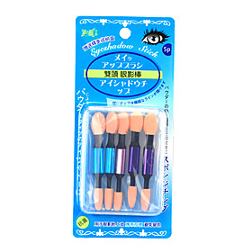 Antibacterial Double Head Eye Shadow Brush (5 Pieces)