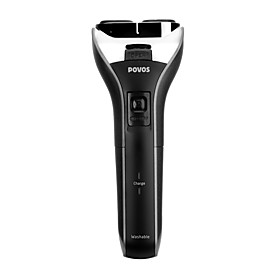 100-240V 360-degree Rotation Dual-head with Pop-up Trimmer Water Proof Shaver POVOS PQ6306
