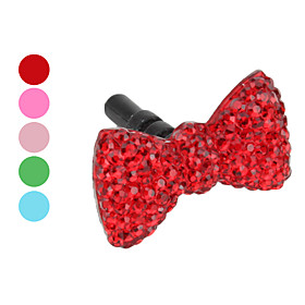 Bowknot Style Anti-Dust Earphone Jack for iPhone 4 and 4S (Assorted Colors)